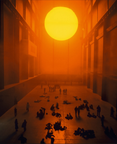 4 Olafur Eliasson, the weather project, 2003