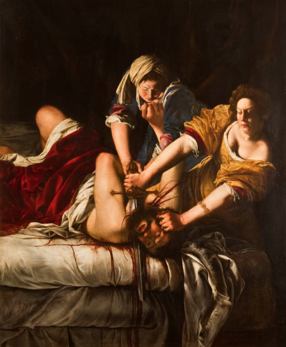 5 Artemisia Gentileschi, Judith decapita a Holofernes, 1652:53