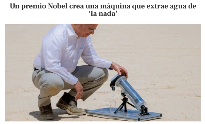8 - agua de la nada
